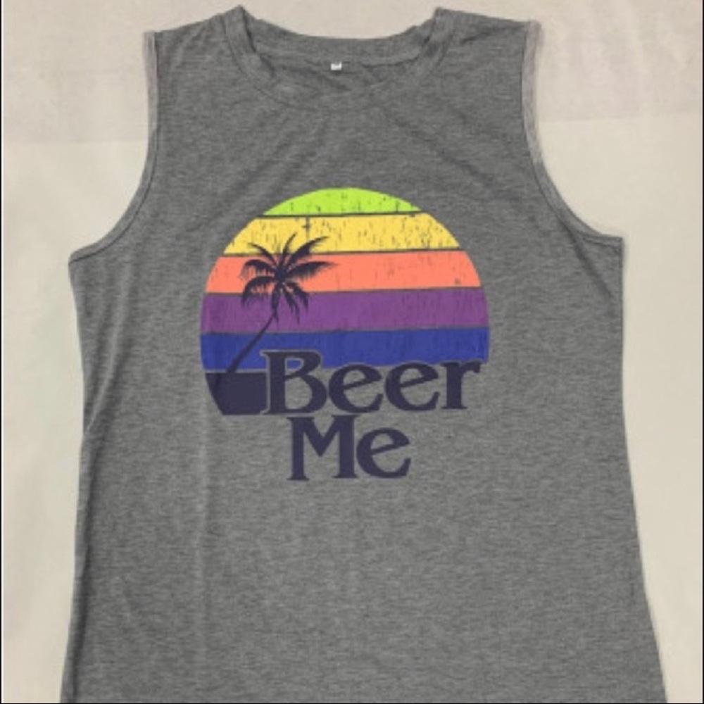 “Beer Me” Graphic Tank Size 2X - Picture 3 of 6